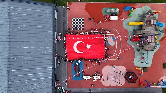 Büyükşehirin çocuk kütüphanesi miniklerinden a milli takıma yürekleri ısıtan destek