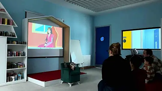 Büyükşehirin çocuklara özgü kütüphanesi ve müzik okulunda eğlenceli yarıyıl etkinlikleri