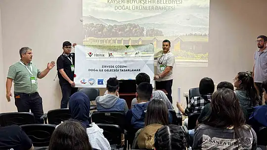 Büyükşehirin Doğal Ürünler Bahçesi'ne anlamlı ziyaret: TÜBİTAK 4004 projesiyle geleceğin çevrecileri yetişiyor