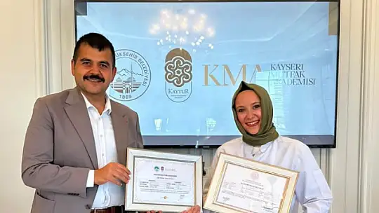 Büyükşehirin gastronomi vizyon projesi Kayseri Mutfak Akademisi ilk mezunlarını verdi