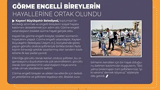 Büyükşehirin özel bireylere yönelik gönülleri titreten etkinliğinin yankıları sürüyor