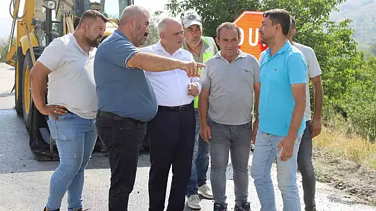 Çağlayan Mahallesi'nde doğalgazın ardından sıcak asfalt konforu