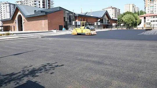 Çarşı Melikgazi çevre düzenlemesinde son aşamaya gelindi
