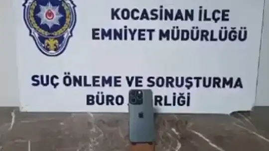 Cep telefonu hırsızı 30 saatlik kameranın incelenmesi sonucu yakalandı