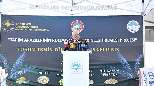 Çiftçiye 360 ton tohum dağıtıldı