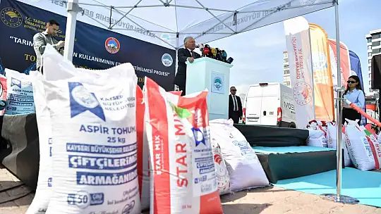 Çiftçiye 360 ton tohum dağıtıldı