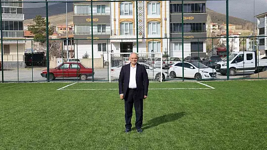 Çiğilli Mahallesi Halı Sahası hizmete sunuldu