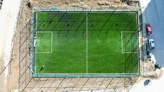 Çiğilli Mahallesi Halı Sahası hizmete sunuldu