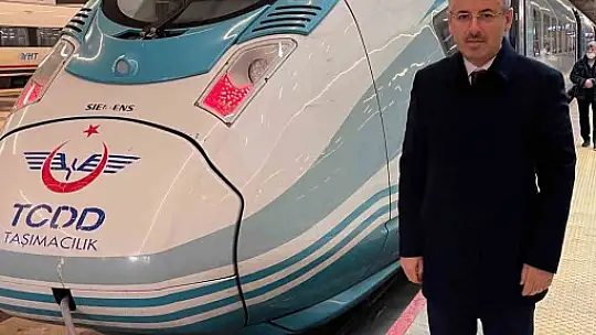 Çopuroğlu'ndan hızlı tren şantiyesine ziyaret