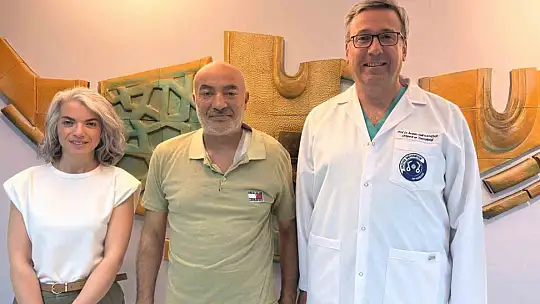 Çorum'dan gelen hastaya Erciyes Üniversitesi Hastaneleri'nde başarılı ameliyat