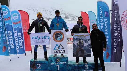 Dağ Kayağı Türkiye Şampiyonası Erciyes'te yapıldı
