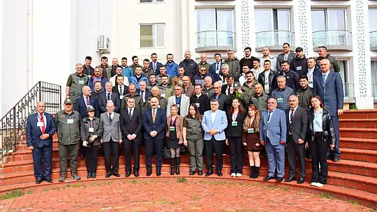 Develi'de görevli orman muhafızları Sinop'ta çalıştaya katıldı