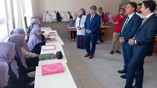 Develi'de Yaz Kur'an Kursları'nda büyük coşku var