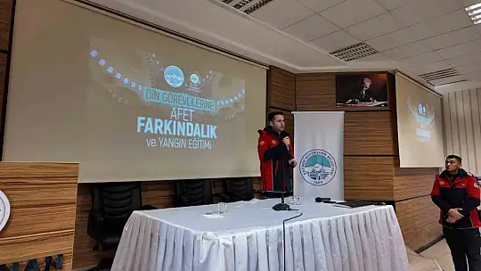 Din görevlilerine afet farkındalık ve bağımlılık eğitimi
