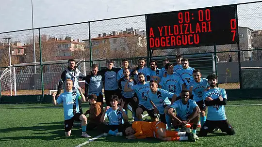 Döğergücü FK şampiyon oldu