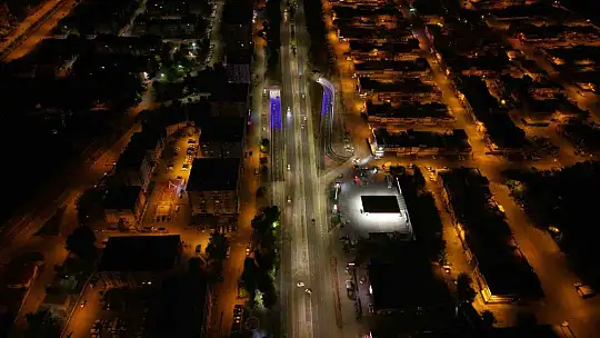 DSİ-Yeni Sanayi Katlı Kavşağı'nda gece yarısı mesaisi