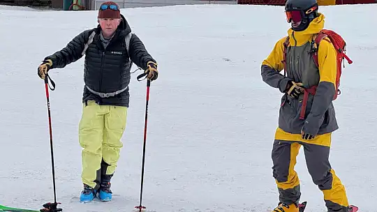 Ekstrem kayakçı Dan Egan, 33 yıl sonra yeniden Erciyes'te