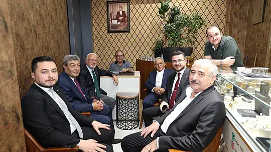 Elitaş ve Büyükkılıç, Kazancılar Çarşısı'nı ziyaret etti