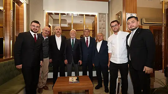 Elitaş ve Büyükkılıç, Kazancılar Çarşısı'nı ziyaret etti