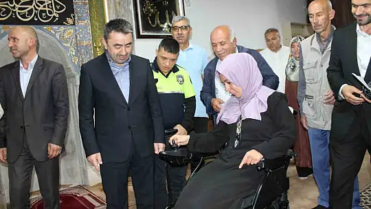 Engelli vatandaşlar camide buluştu