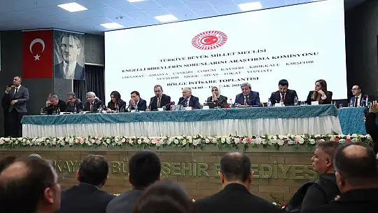 Engelsiz Yaşam Merkezi TBMM Araştırma Komisyonu Toplantısı'na ev sahipliği yaptı