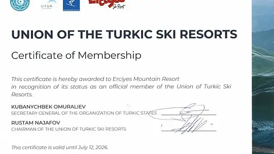 Erciyes artık Türk Birliği üyesi