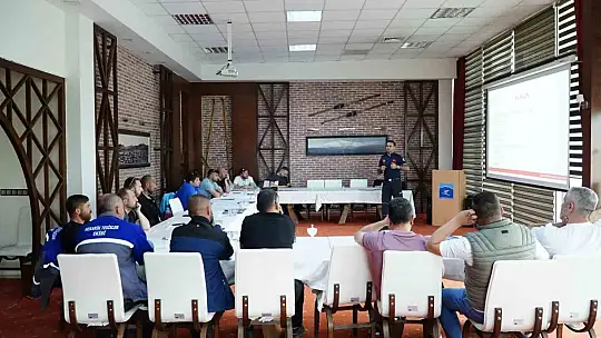 Erciyes AŞ personeline uygulamalı yangın eğitimi