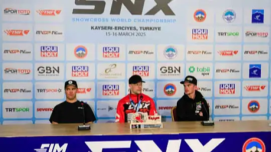 Erciyes, Dünya Kar Motosikleti Şampiyonası'na ev sahipliği yaptı