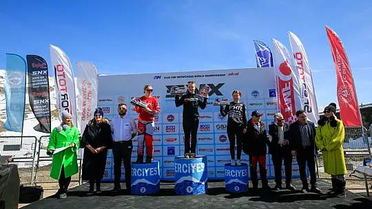 Erciyes, Dünya Kar Motosikleti Şampiyonası'na ev sahipliği yaptı