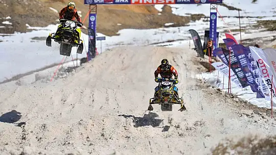 Erciyes, Dünya Kar Motosikleti Şampiyonası'na ev sahipliği yaptı