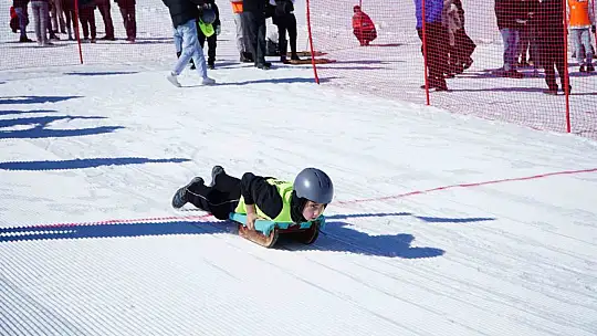 Erciyes, Geleneksel Kızak Türkiye Şampiyonası'na ev sahipliği yaptı