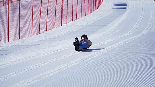Erciyes, Geleneksel Kızak Türkiye Şampiyonası'na ev sahipliği yaptı