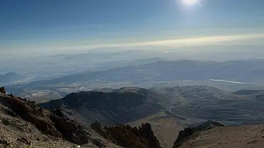 Erciyes'in 3 bin 917 rakımında muhteşem görüntüler