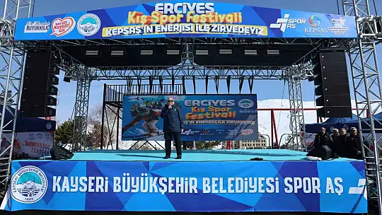 Erciyes Kış Spor Festivali'ne binlerce katılım