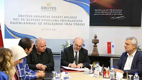 Erciyes OSB'de altyapı çalışmaları başlıyor