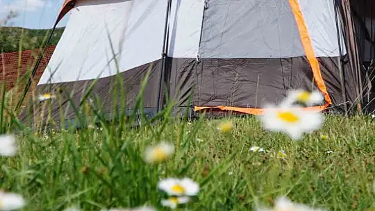 Erciyes'te çadır ve kamp sezonu devam ediyor