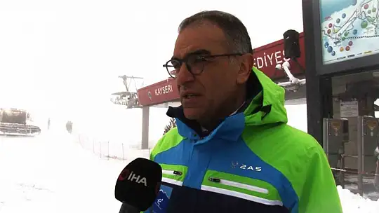 Erciyes'te kar kalınlığı 50 santimi buldu, hazırlıklar hızlandı