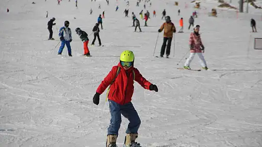 Erciyes'te sömestir yoğunluğu
