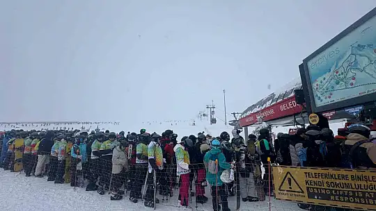 Erciyes'te sömestirin ilk gününde yoğunluk