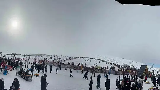 Erciyes'te sömestirin ilk gününde yoğunluk
