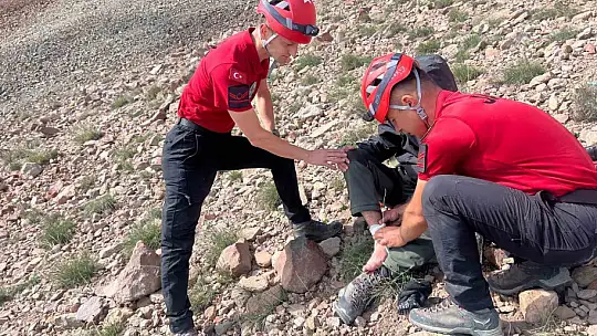 Erciyes'te yaralanan 2 dağcıya ulaşıldı