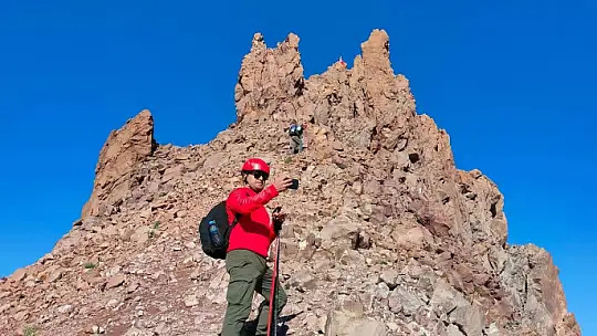 Erciyes'te zirve yolculuğu