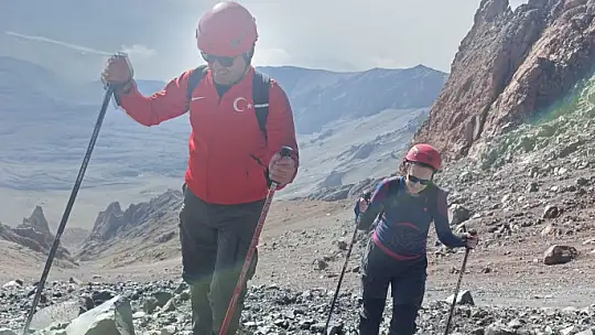 Erciyes'te zirve yolculuğu
