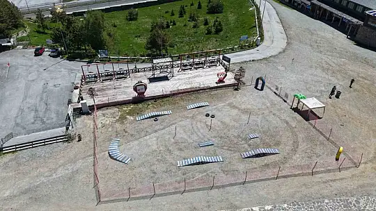 Erciyes'ten çocuklara bisiklet ve aktivite parkı daveti