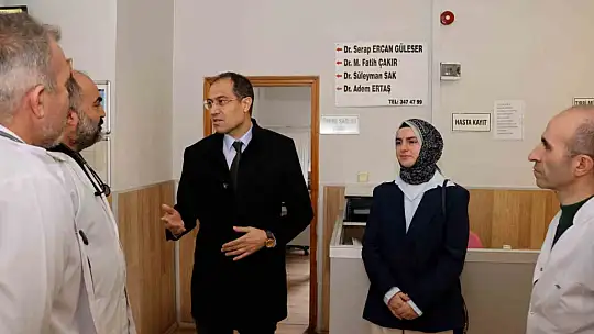 Erşan'dan aile sağlığı merkezlerine ziyaret