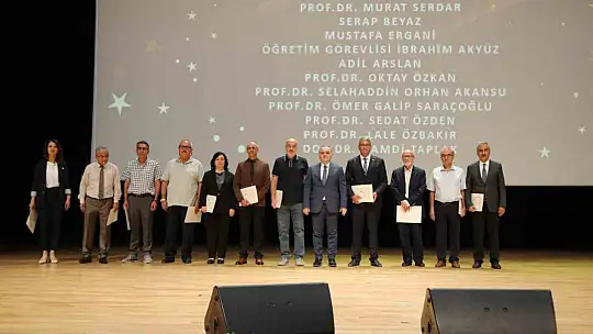 ERÜ'de '2024 Başarı Ödül Töreni' düzenlendi