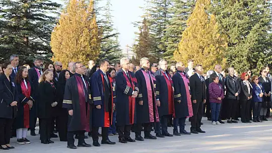 ERÜ'de 10 Kasım Atatürk'ü Anma Töreni gerçekleştirildi