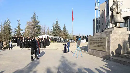 ERÜ'de 10 Kasım Atatürk'ü Anma Töreni gerçekleştirildi