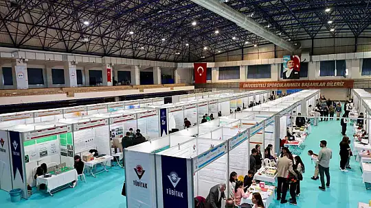 ERÜ'de 20. TÜBİTAK Ortaokul Öğrencileri Araştırma Projeleri Kayseri Bölge Yarışması Sergisi açıldı