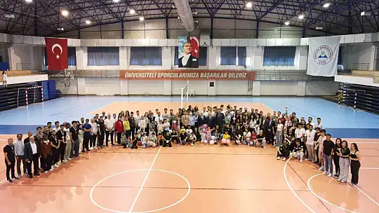 ERÜ'de 23. Geleneksel Spor Şenliği'nin ödül töreni düzenlendi